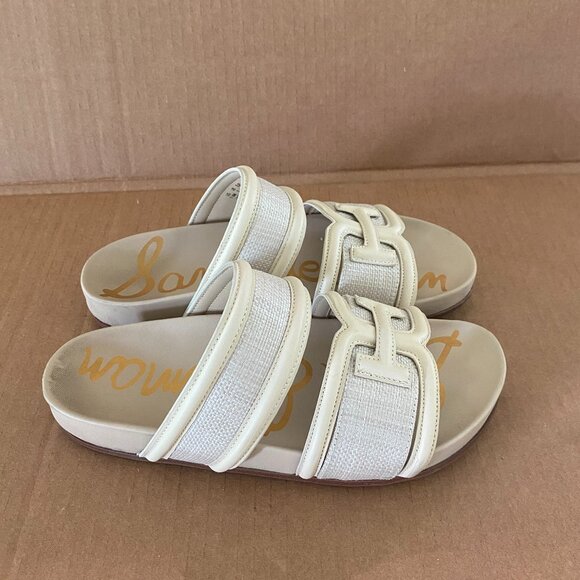Sam Edelman Cream Sandals - Picture 1 of 8